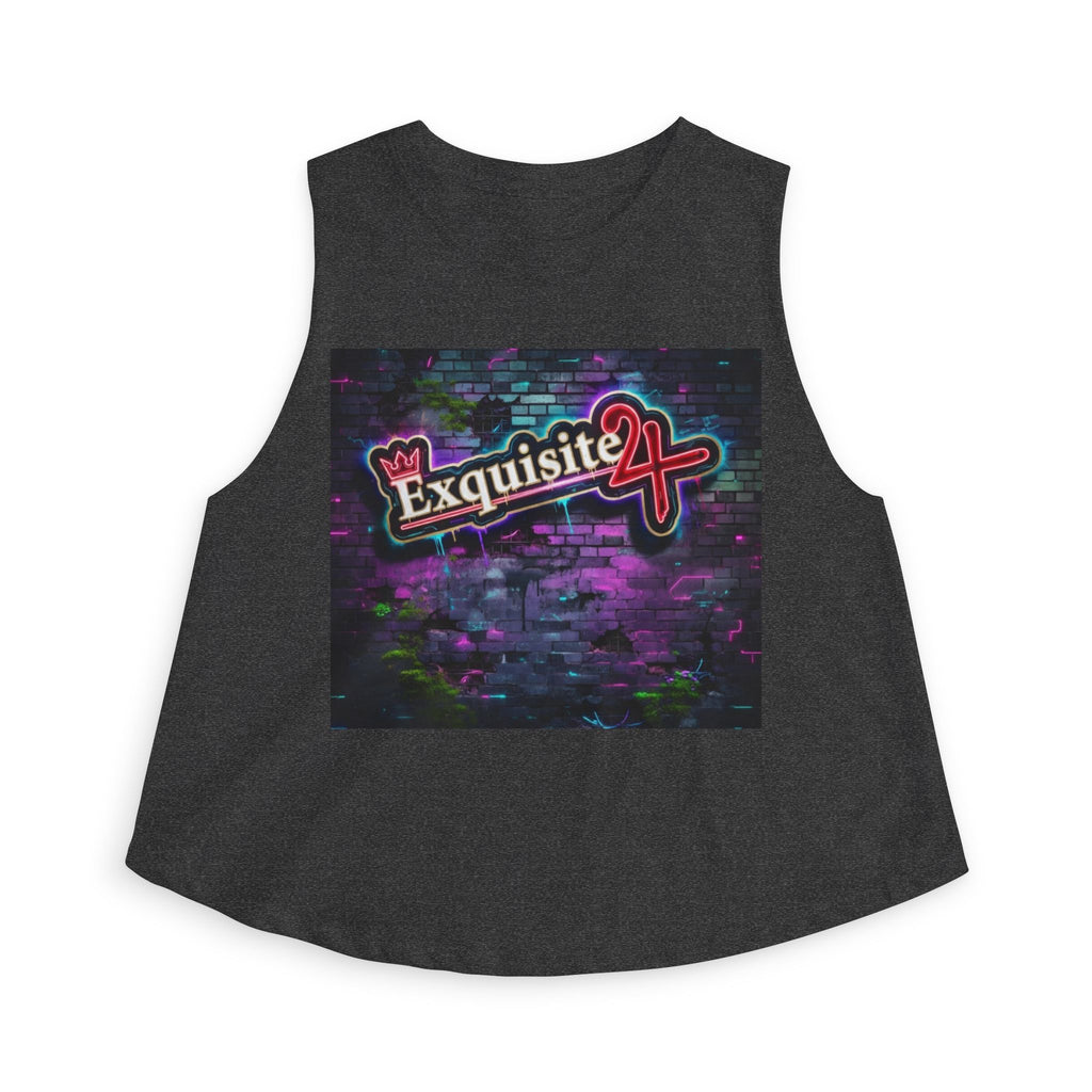 Crop Top — Graffiti Wall Logo Graphic Tank