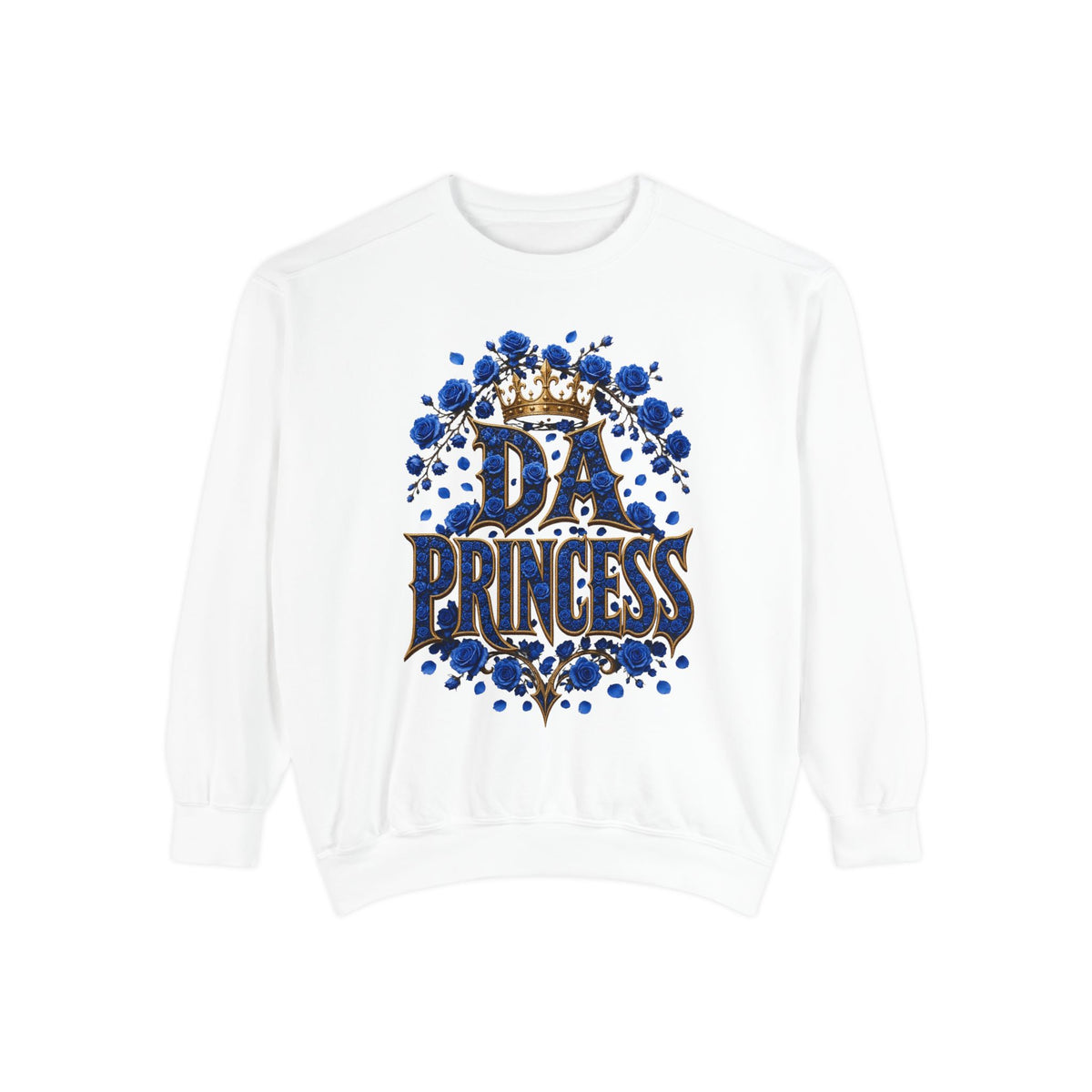 "Da Princess" Floral Women's Graphic Sweatshirt
