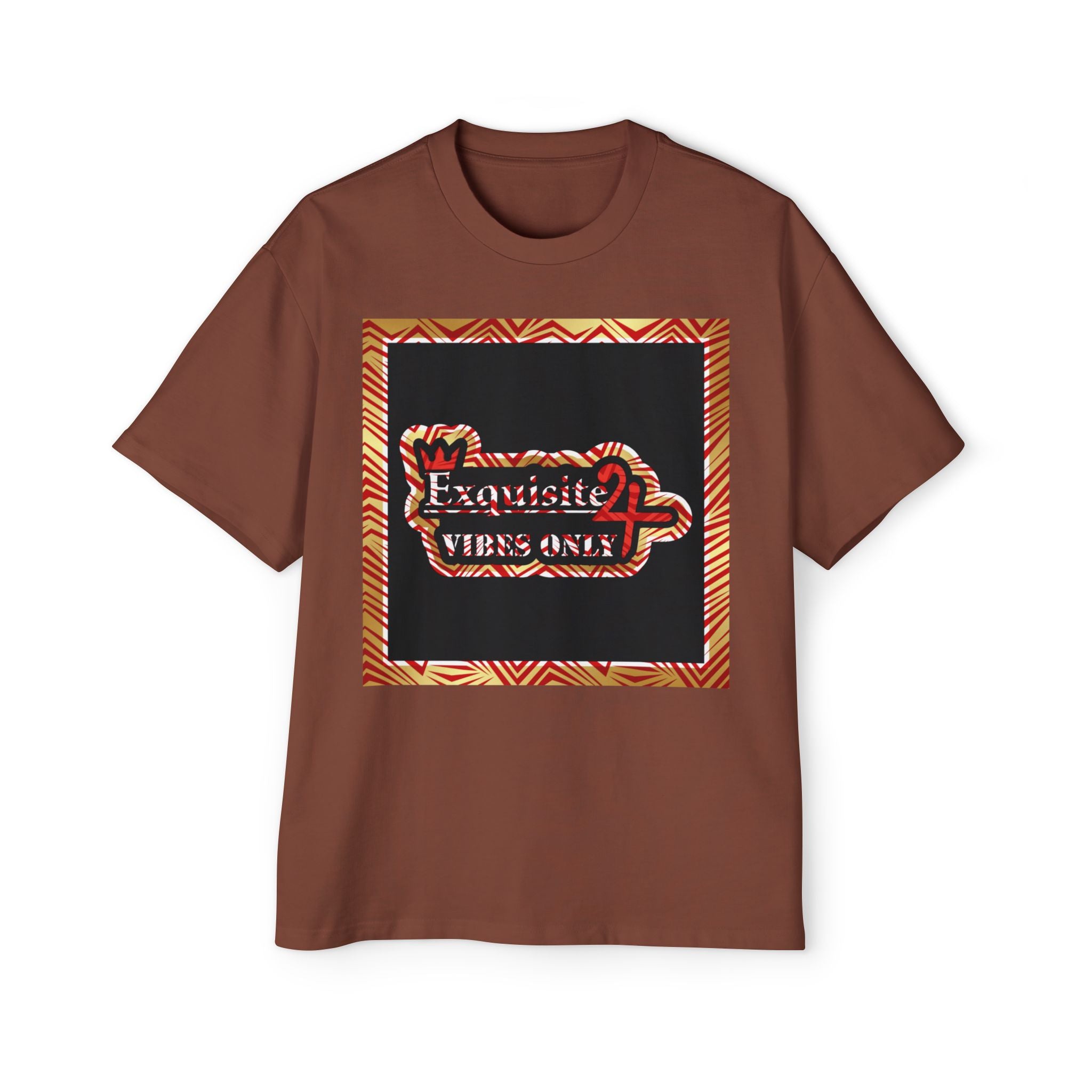 Exquisite 24 Vibes Only Patterned Frame Tee