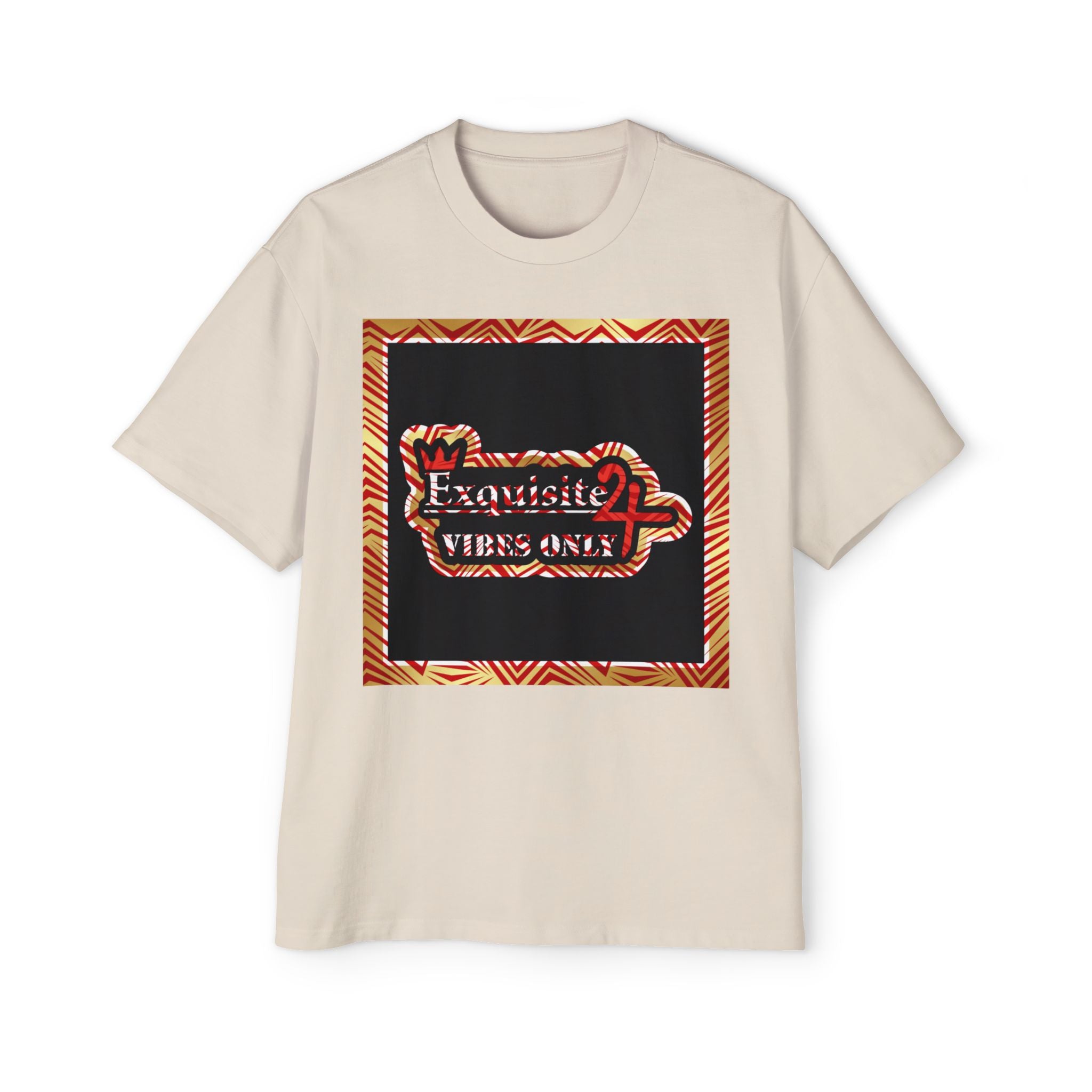 Exquisite 24 Vibes Only Patterned Frame Tee