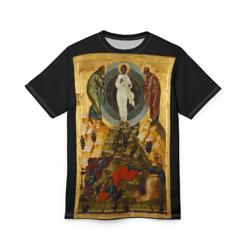 Ascension Icon T‑Shirt — Byzantine Religious Art AOP Tee