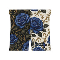 Blue Rose Baroque Biker Shorts