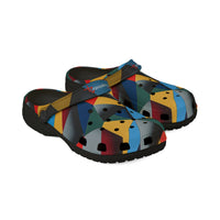 Abstract Geometric EVA Foam Clogs