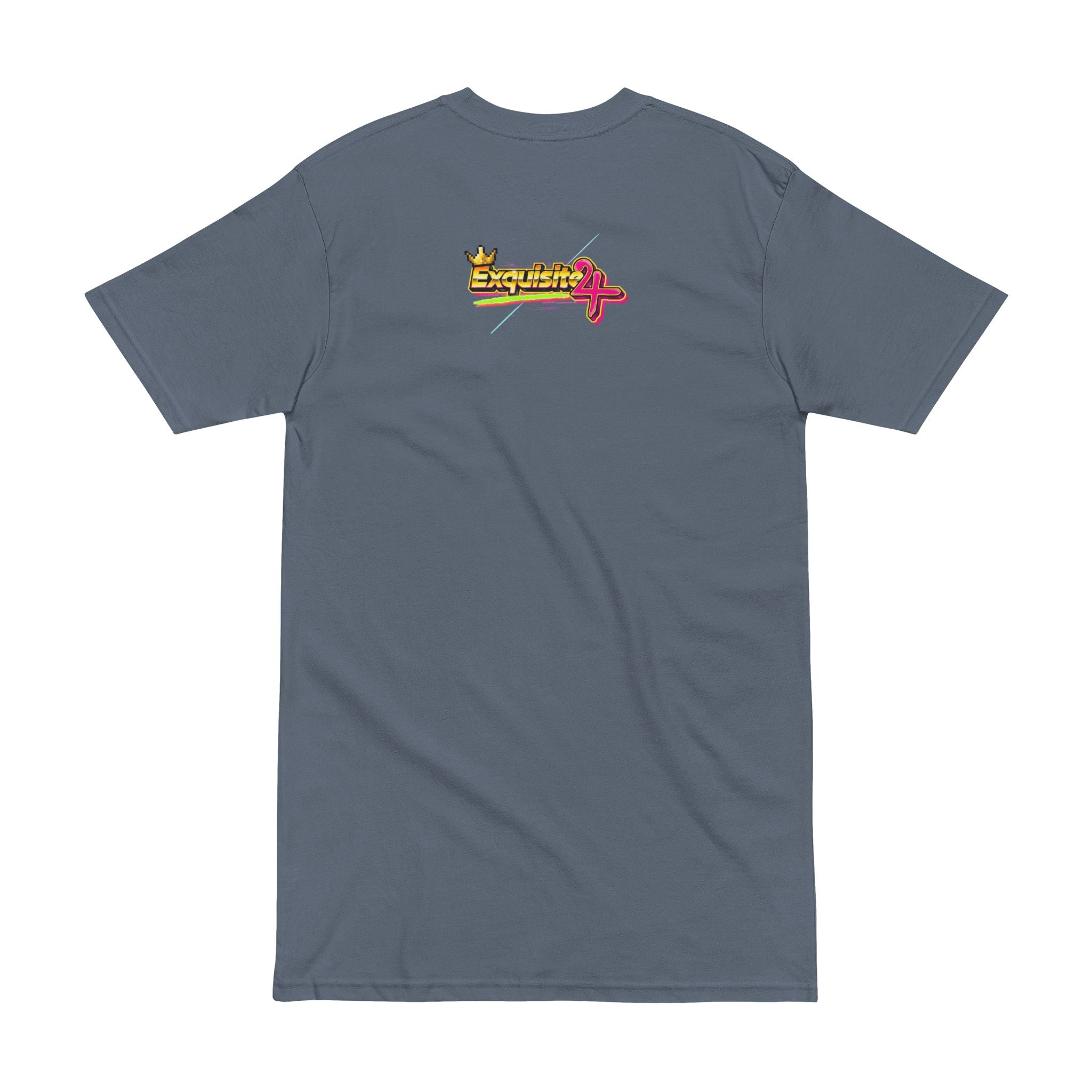 Retro Flamingo Triangle Tee — 'Exquisite 24' 80s Sunset Graphic Shirt