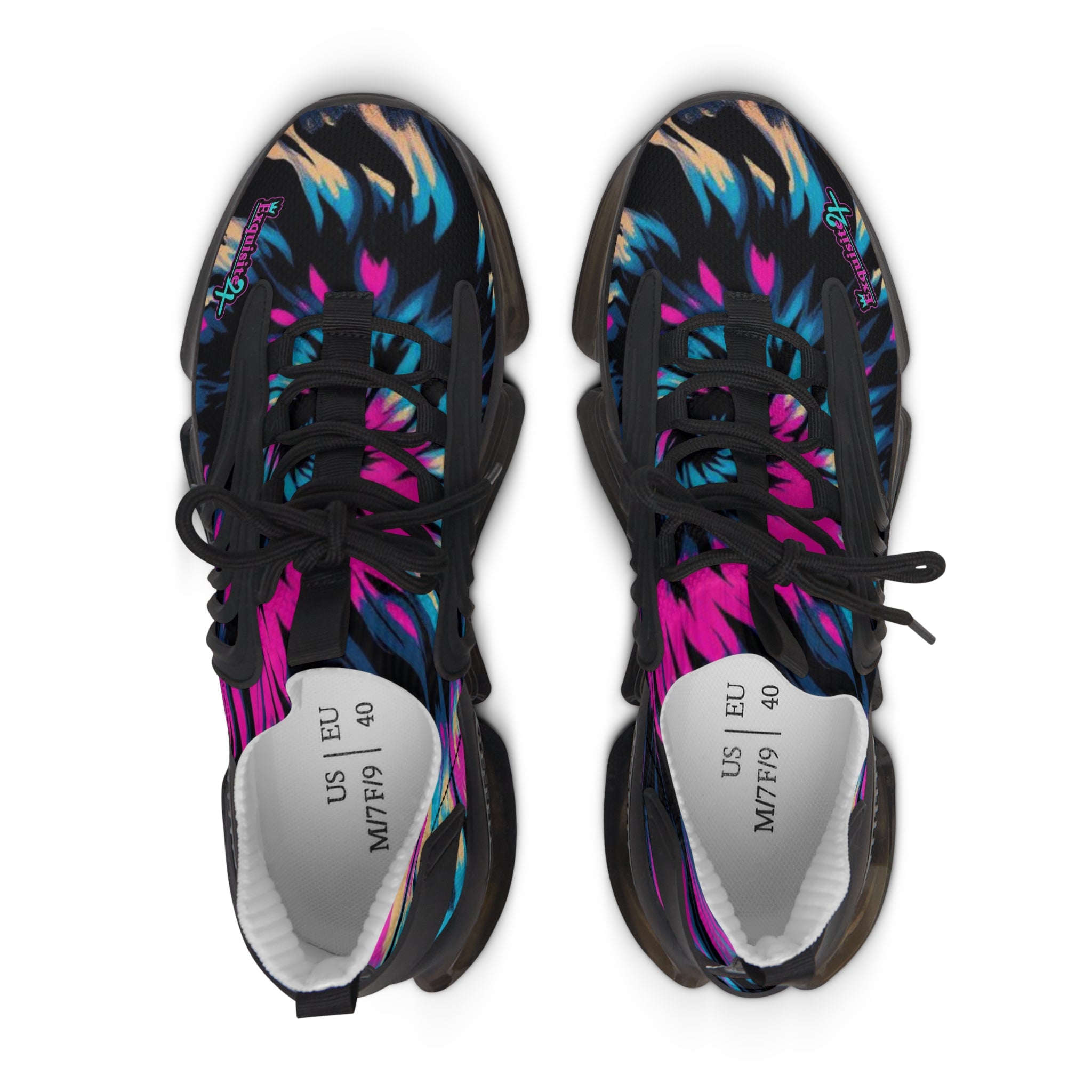 Exquisite 24 Mesh Sneakers — Women's Colorful Tie-Dye Athletic Shoes