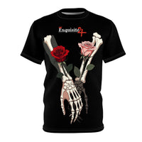 Skeleton Hand Rose T-Shirt — Exquisite 24 Gothic Floral Tee