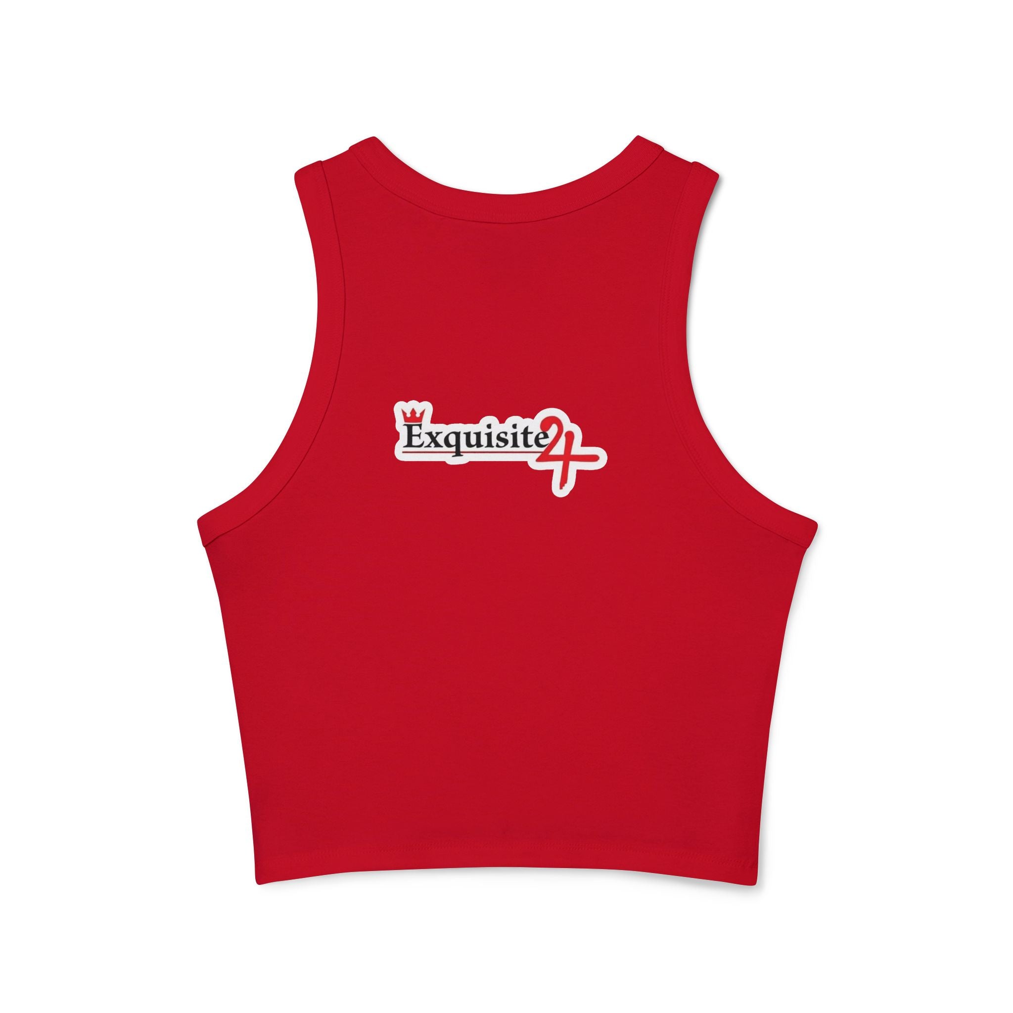Exquisite 24 Weightlifting Tank Top — Women’s Gym Racer Crop