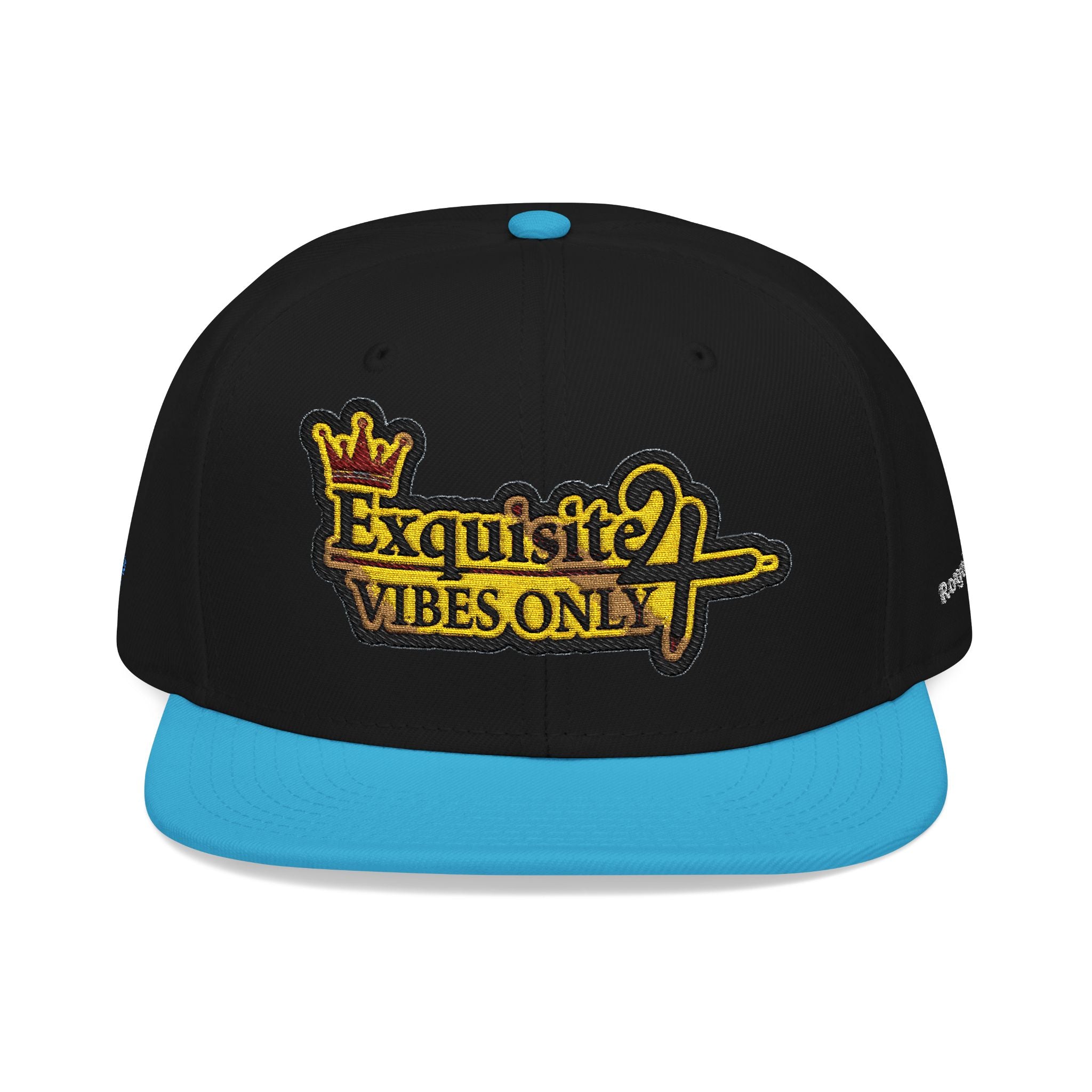 Exquisite 24 VIBES ONLY Embroidered Snapback Hat — Vintage Script Logo Streetwear Cap