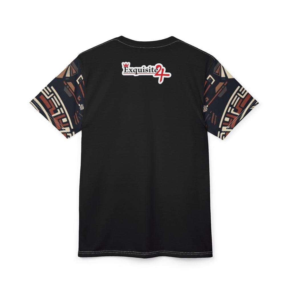 Native Chief Graphic Tee — Tribal Headdress All-Over Print