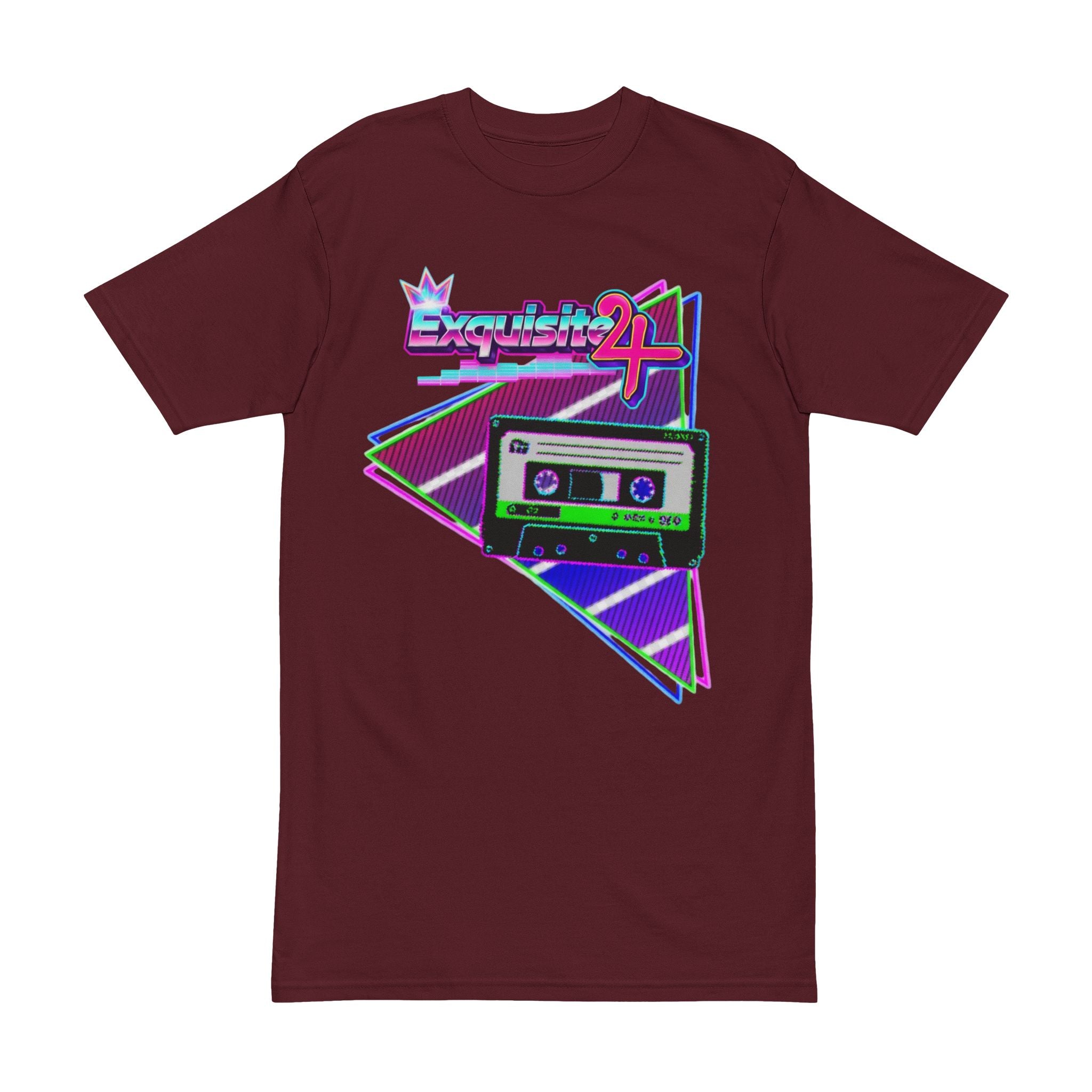 Retro Cassette 'Exquisite 24' Vaporwave 80s Music Graphic Tee