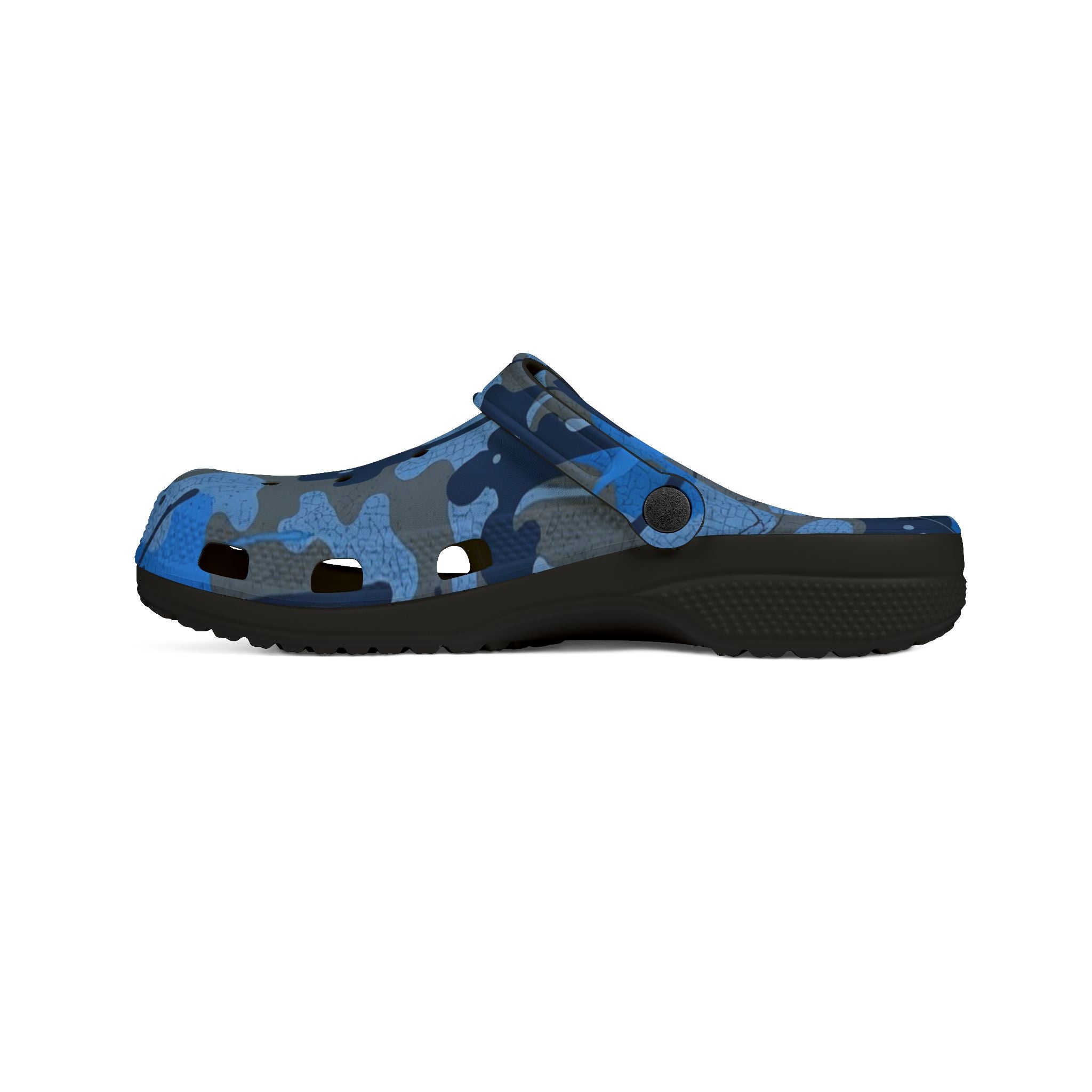 Blue Camo EVA Foam Clogs