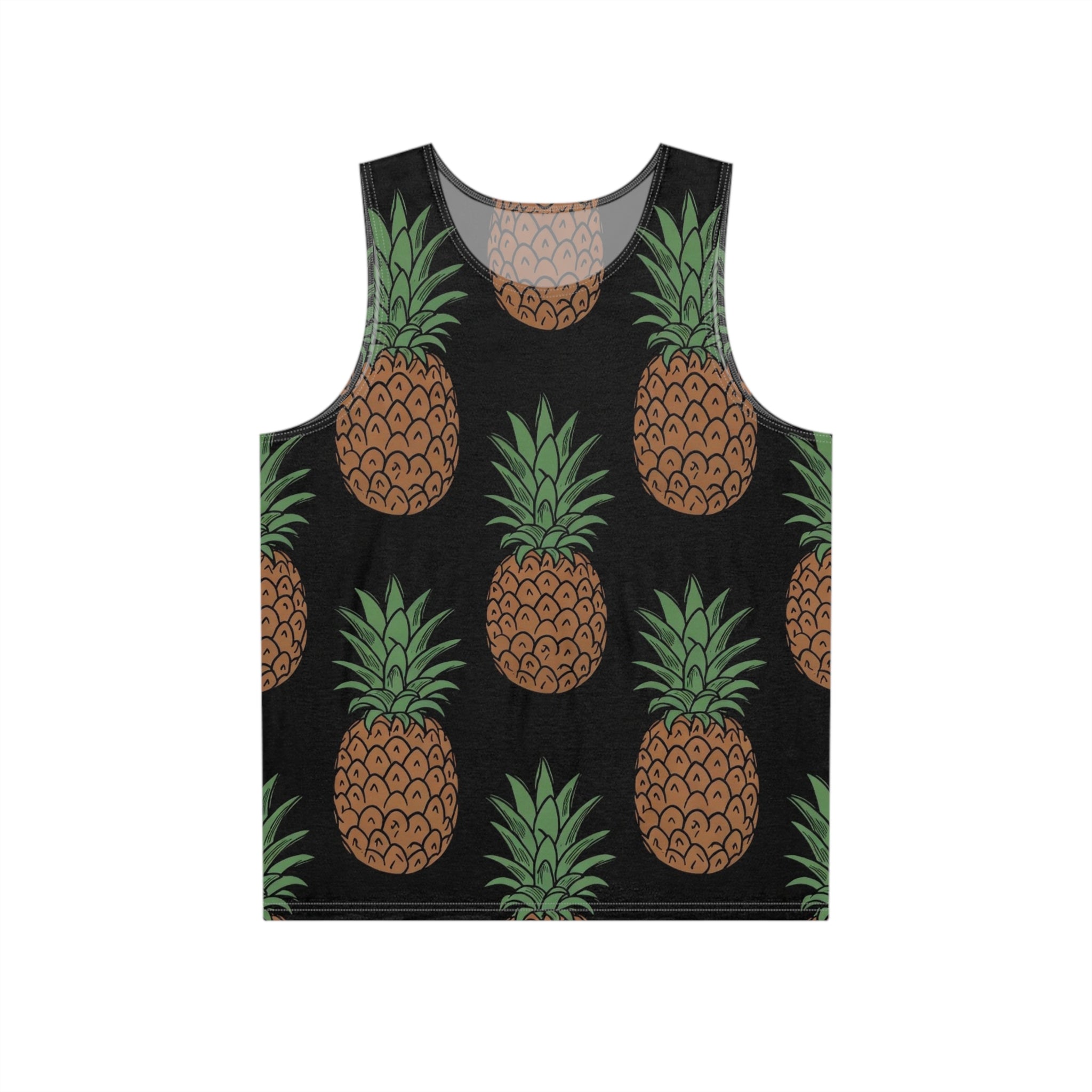 Pineapple Print Tank Top — Tropical All-Over-Print Men’s Tank