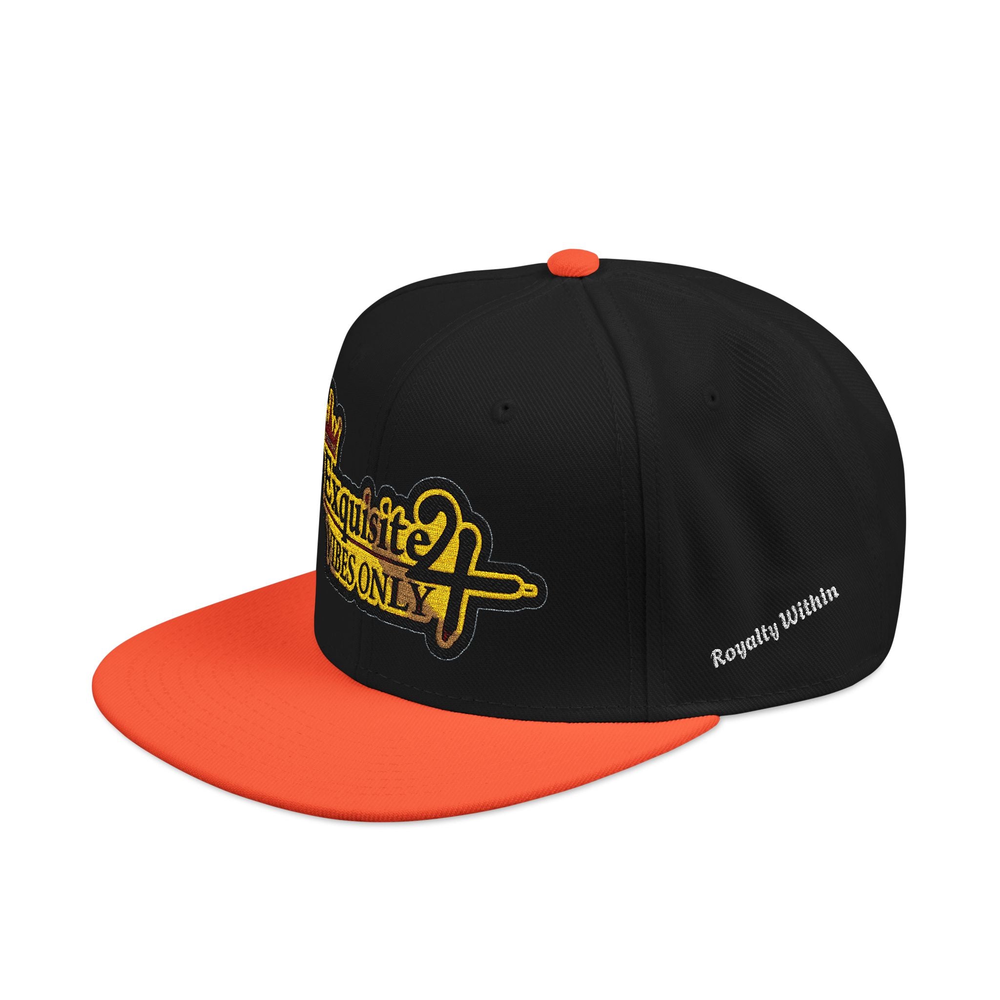 Exquisite 24 VIBES ONLY Embroidered Snapback Hat — Vintage Script Logo Streetwear Cap