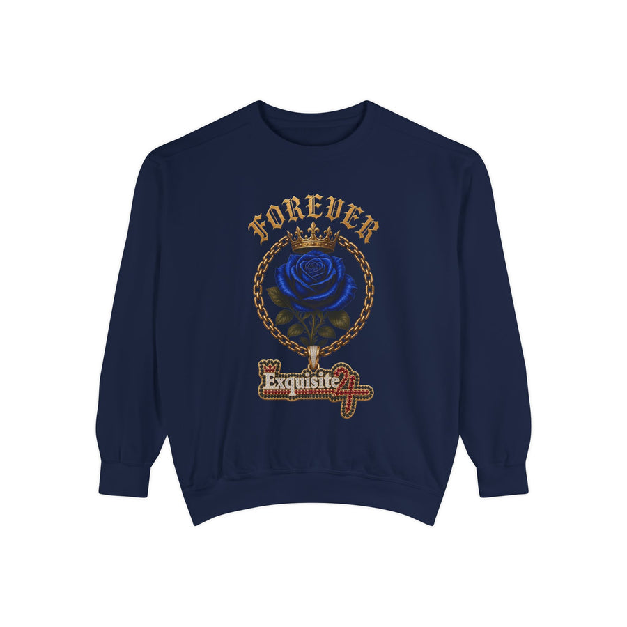 Blue Rose 'Forever Exquisite 24' Women's Graphic Sweatshirt