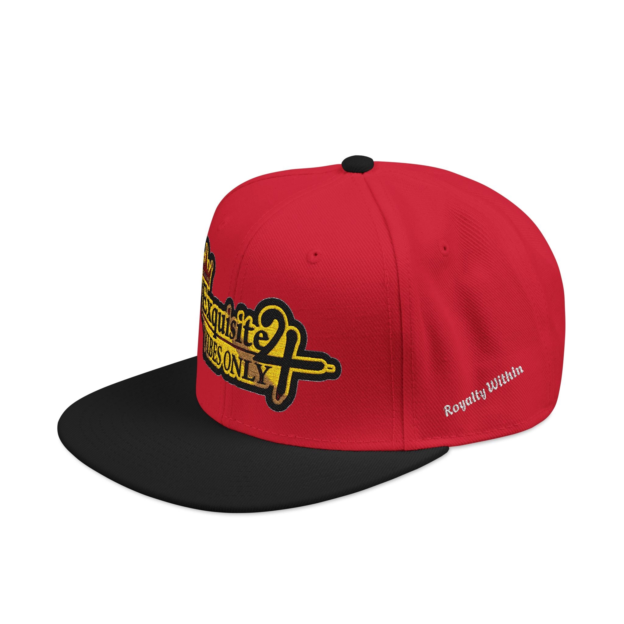 Exquisite 24 VIBES ONLY Embroidered Snapback Hat — Vintage Script Logo Streetwear Cap