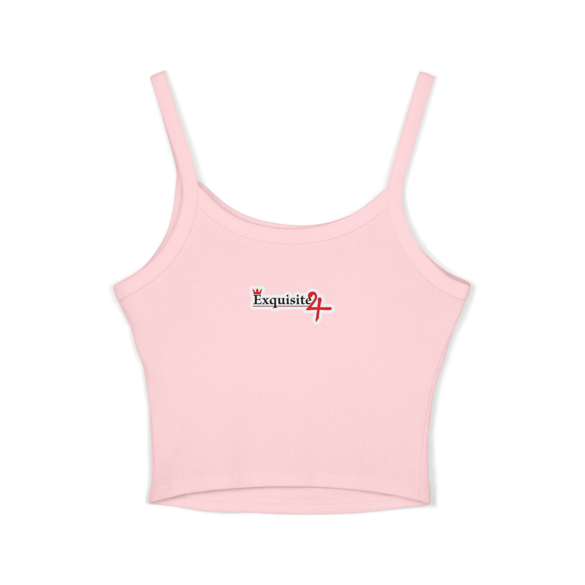 Women's Cami Tank Top — 'Exquisite 24' Camo Logo Crop Tank