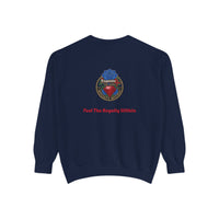 Exquisite 'Feel The Royalty Within' Sweatshirt — Crown Emblem Garment-Dyed Crewneck