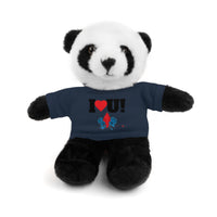 Red Diamond and Blue Roses Tee Plush