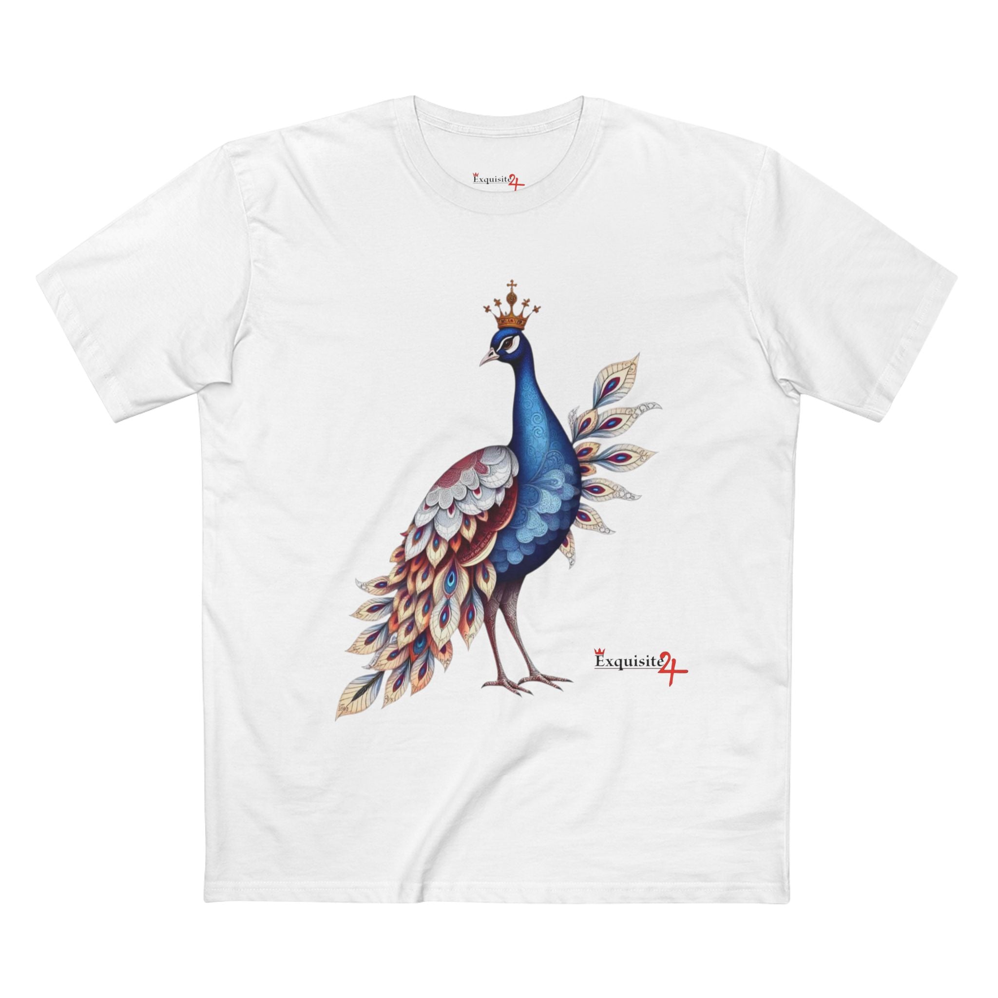 Watercolor Peacock Graphic Tee