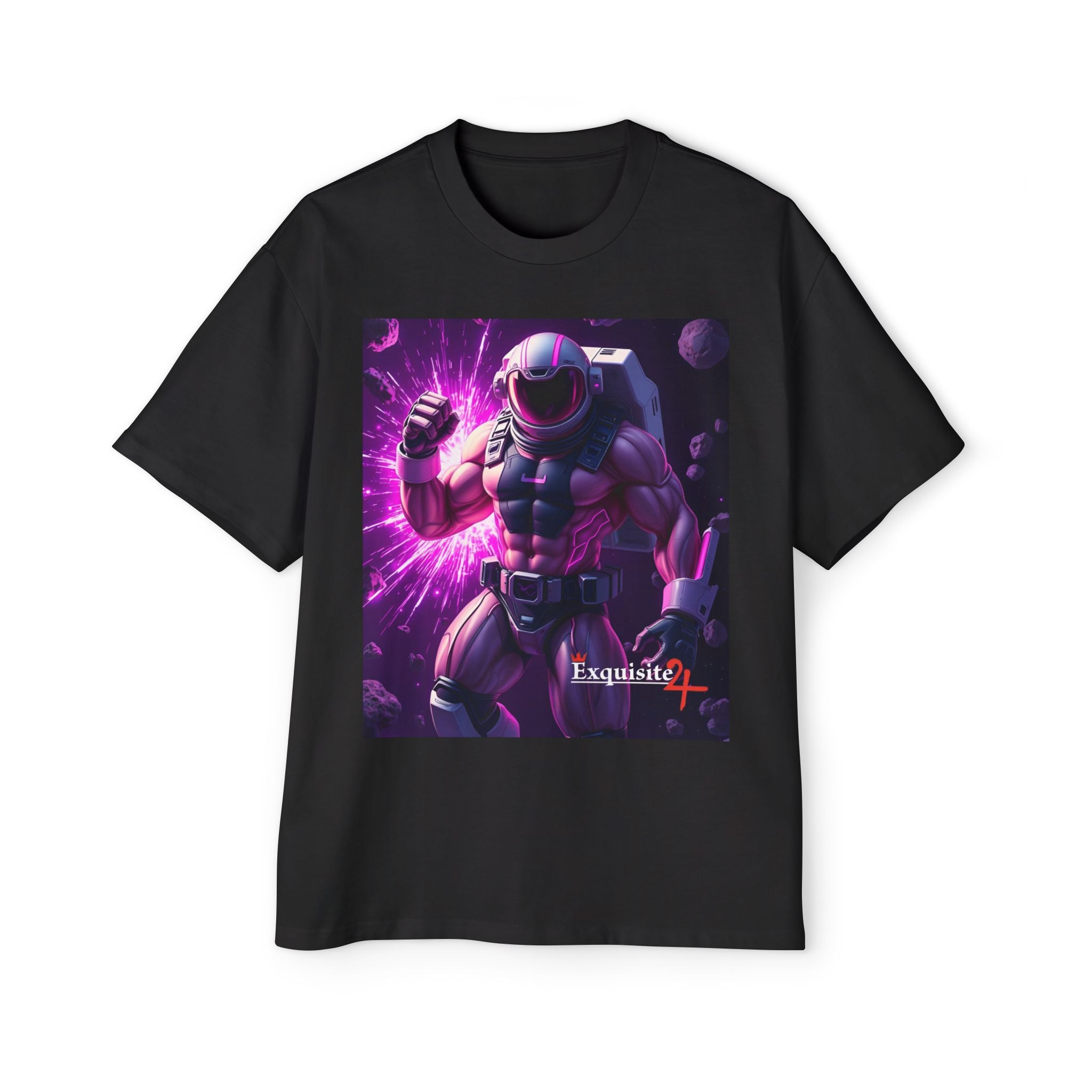 Astro Warrior Graphic Tee — Purple Space Ninja Gaming T-Shirt