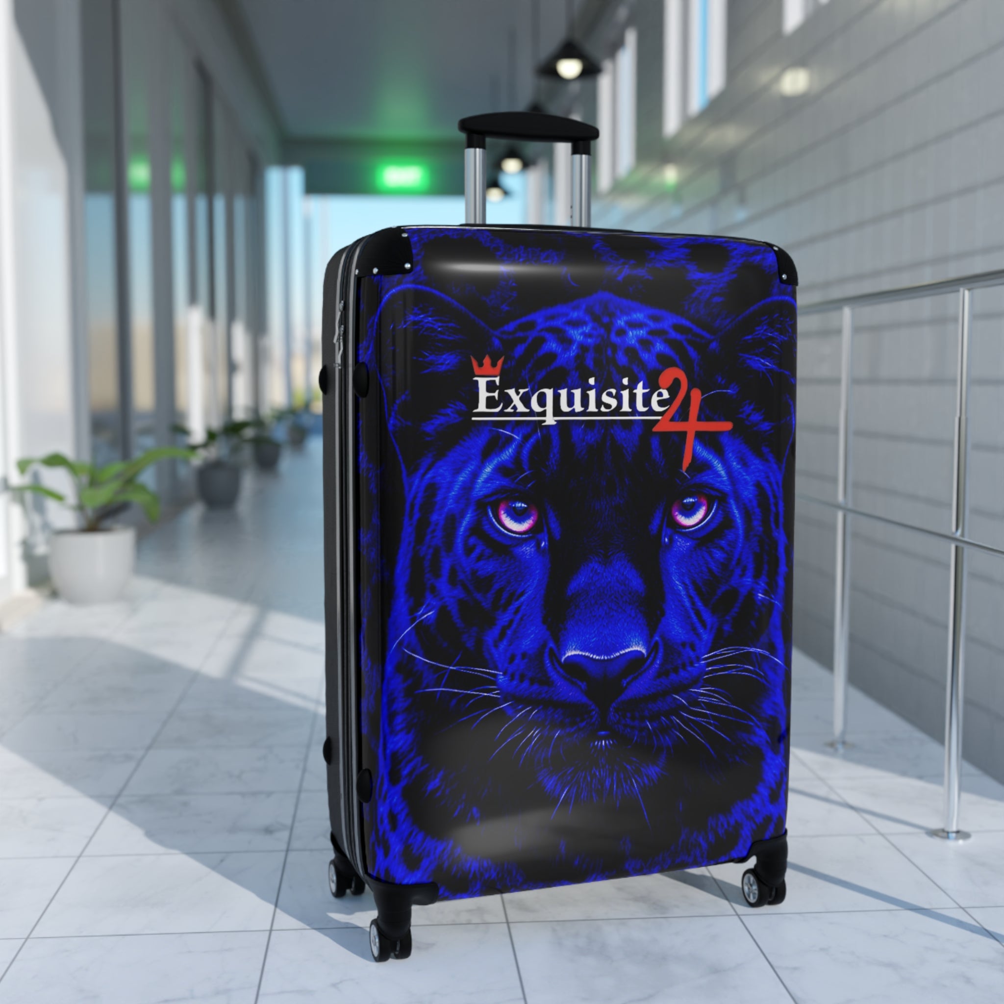 Blue Panther Carry-On Suitcase – Exquisite 24 Travel Luggage