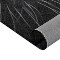Black Panther Area Rug — Realistic Panther Face Decorative Accent Rug