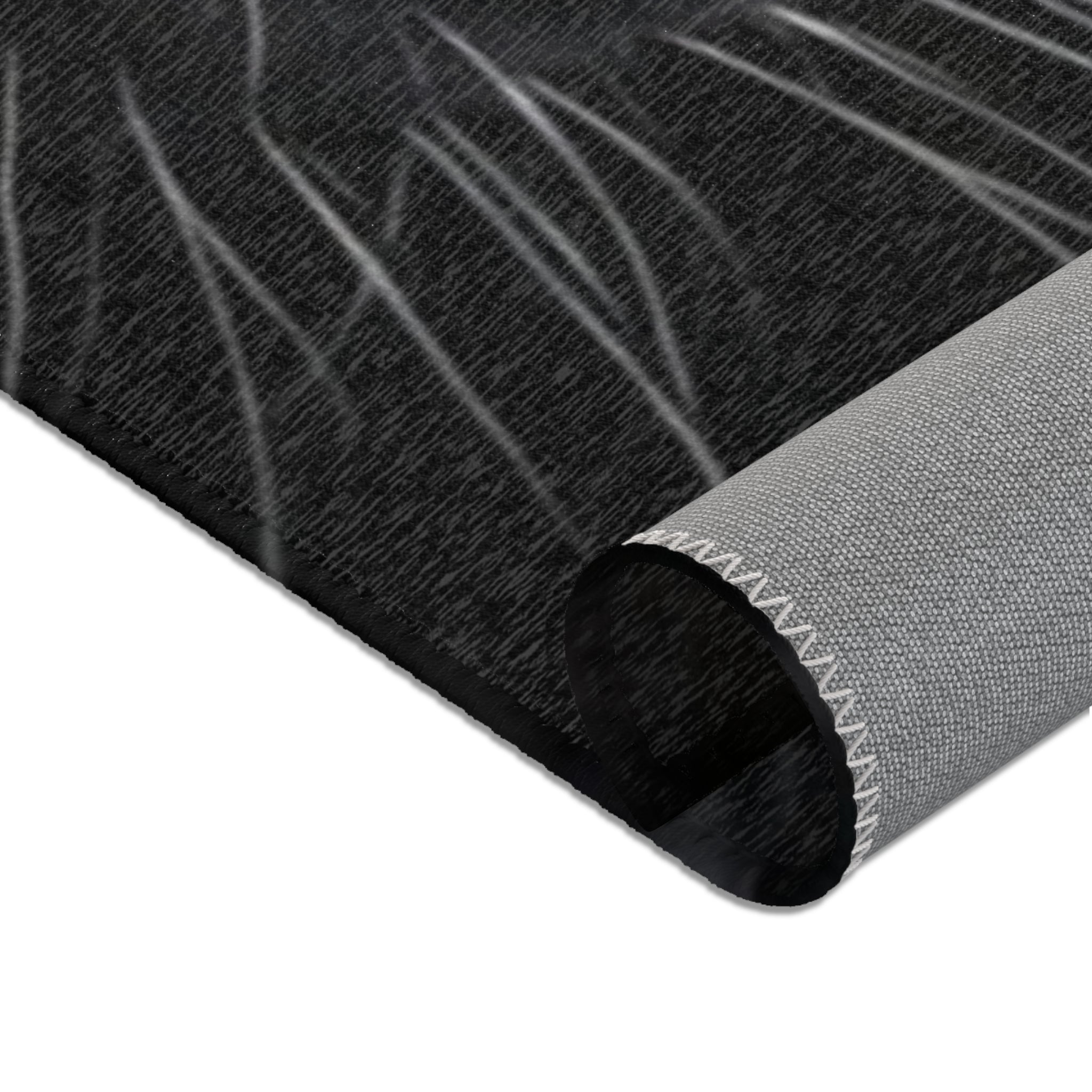 Black Panther Area Rug — Realistic Panther Face Decorative Accent Rug