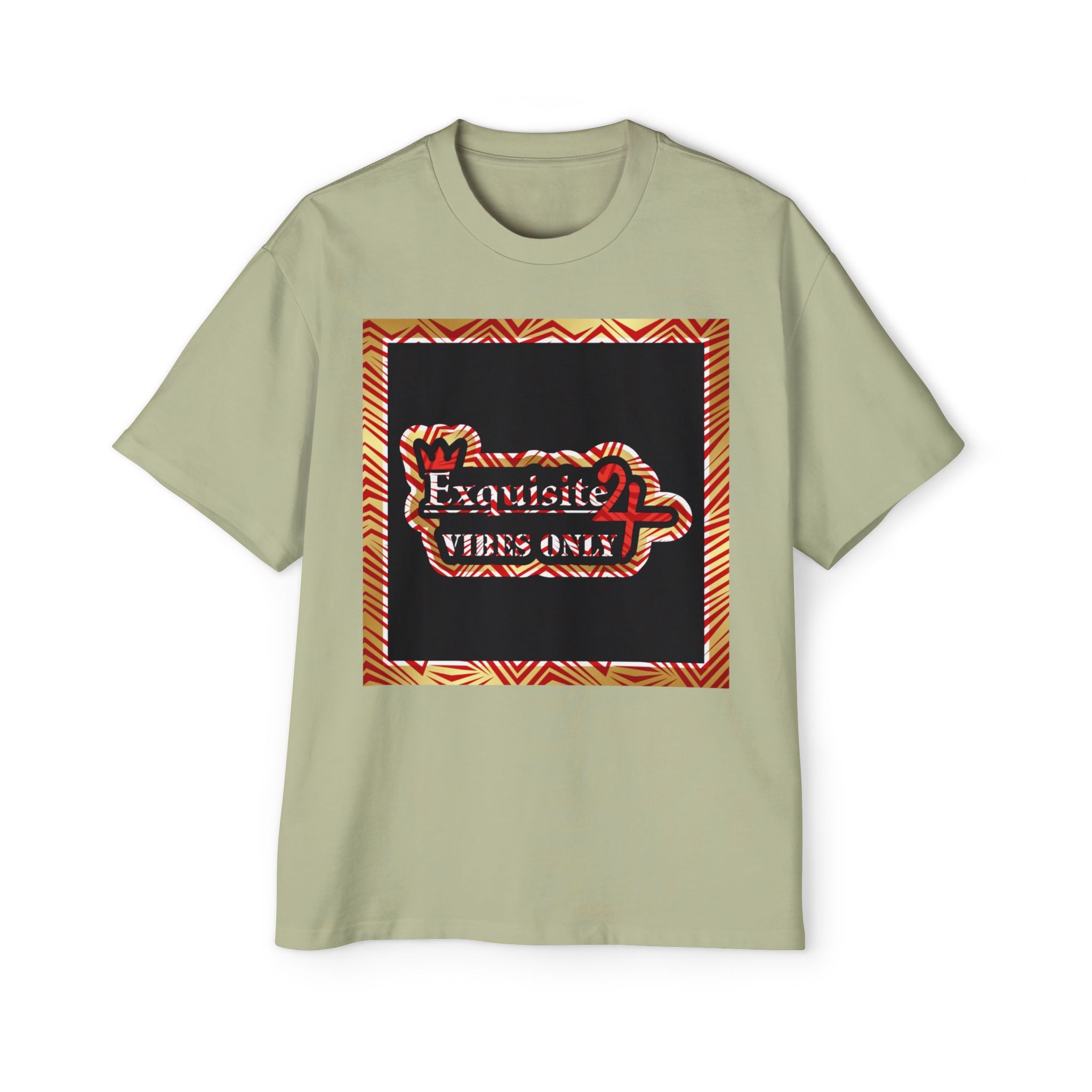 Exquisite 24 Vibes Only Patterned Frame Tee