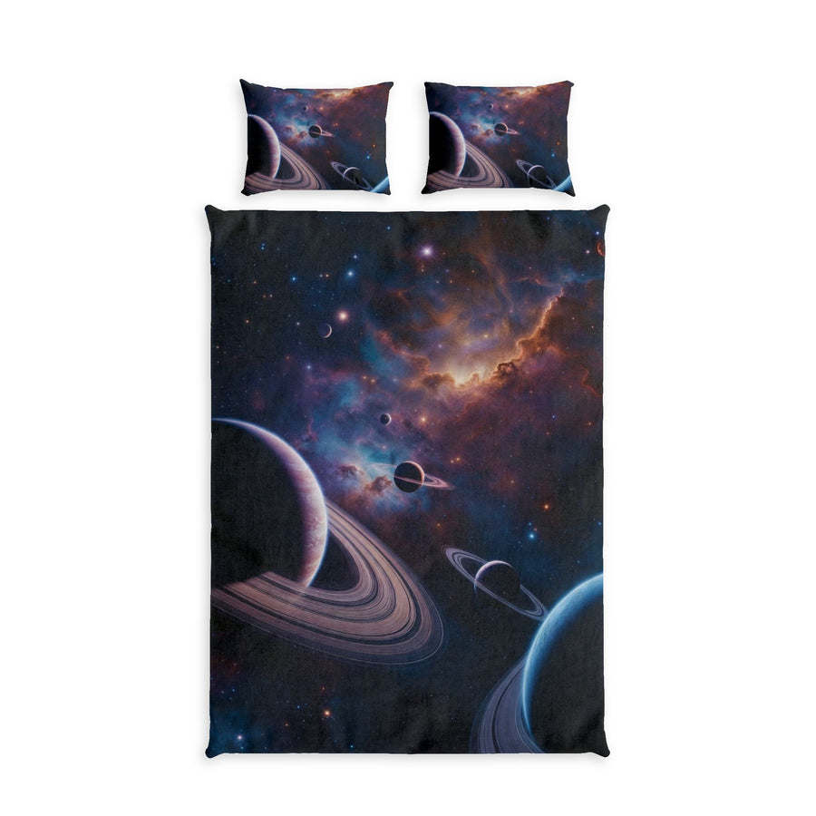 Galaxy Planets Cotton Duvet Cover Set