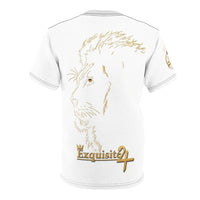 Gold Minimalist Lion Profile Tee