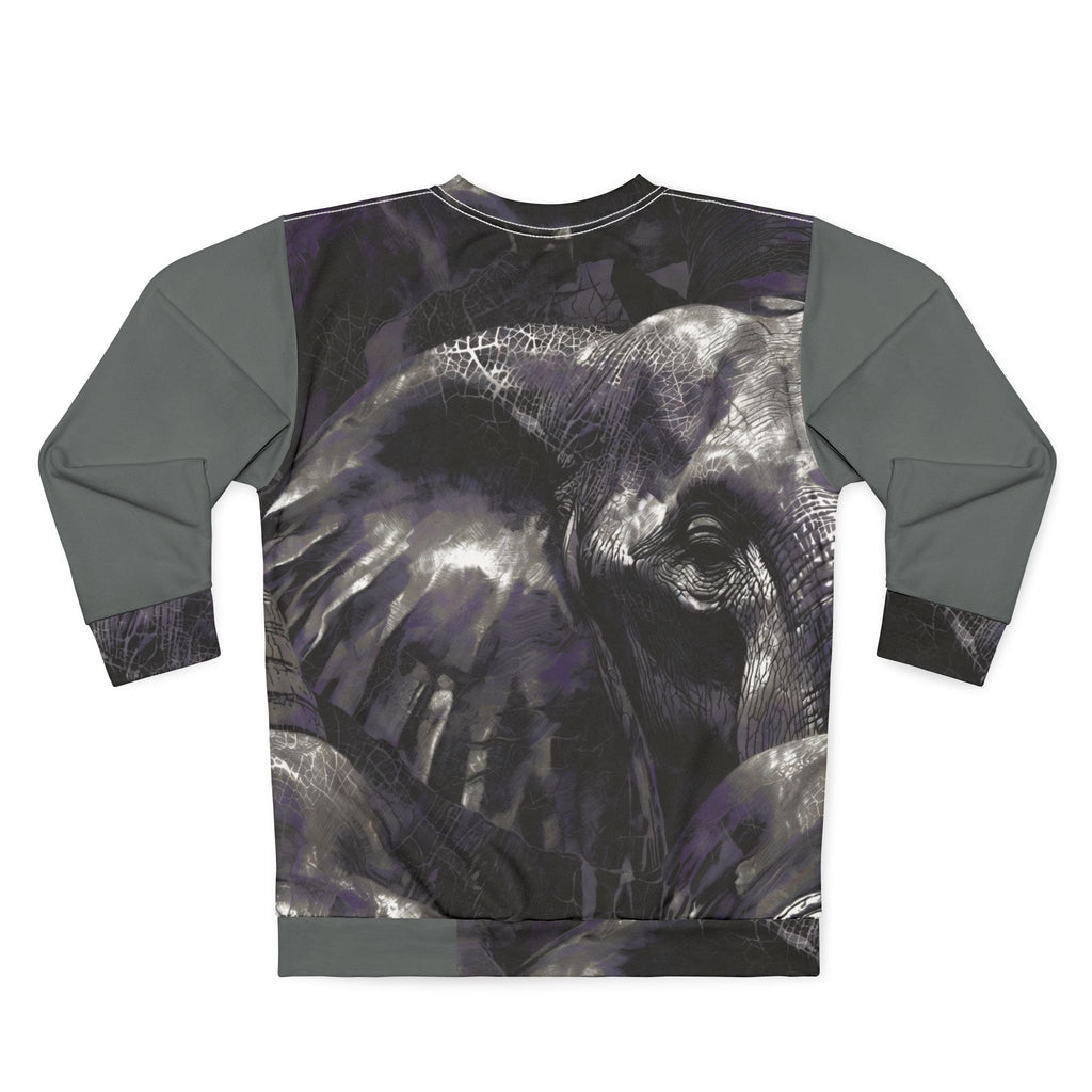 Monochrome Elephant Art Sweatshirt