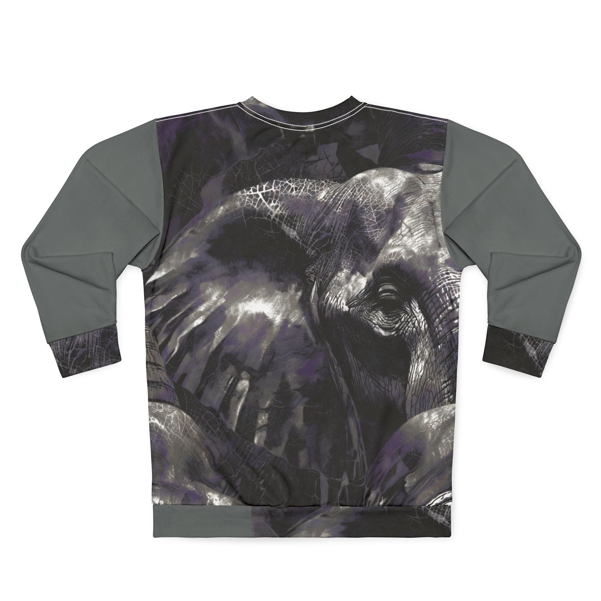 Monochrome Elephant Art Sweatshirt