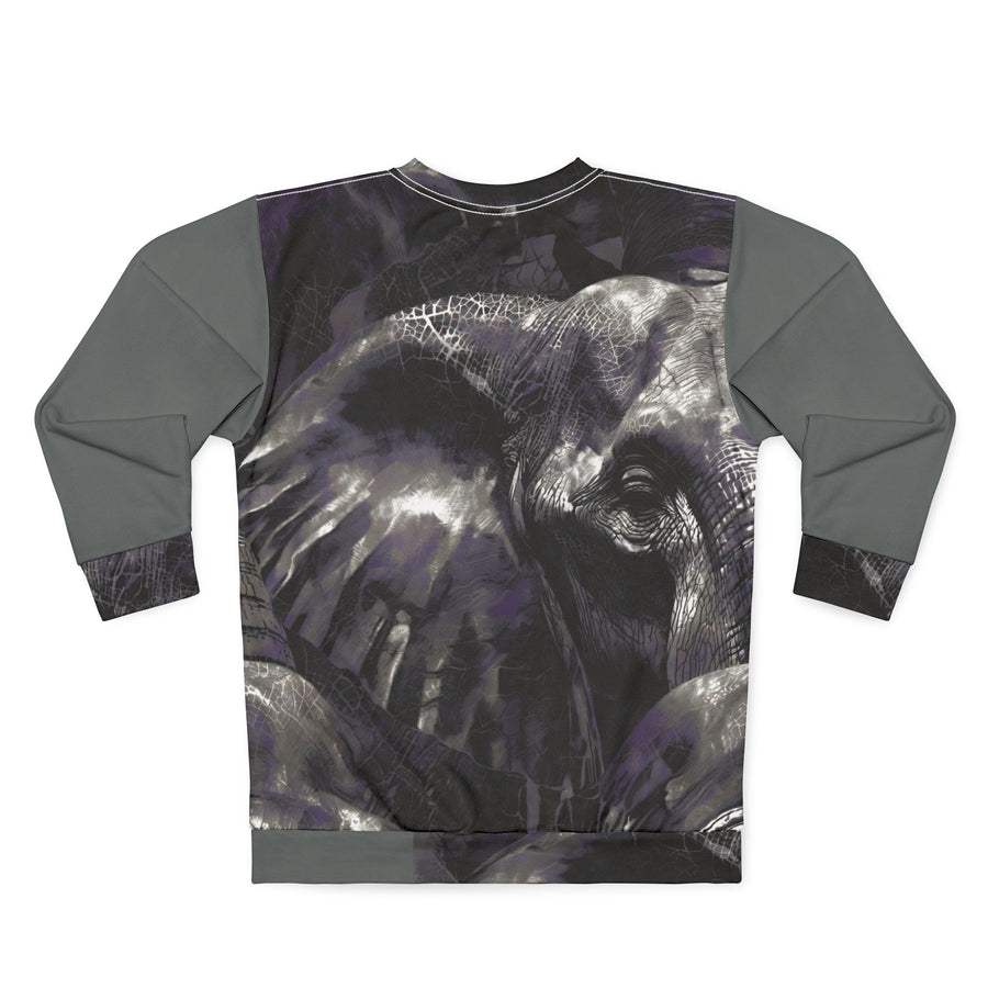 Monochrome Elephant Art Sweatshirt