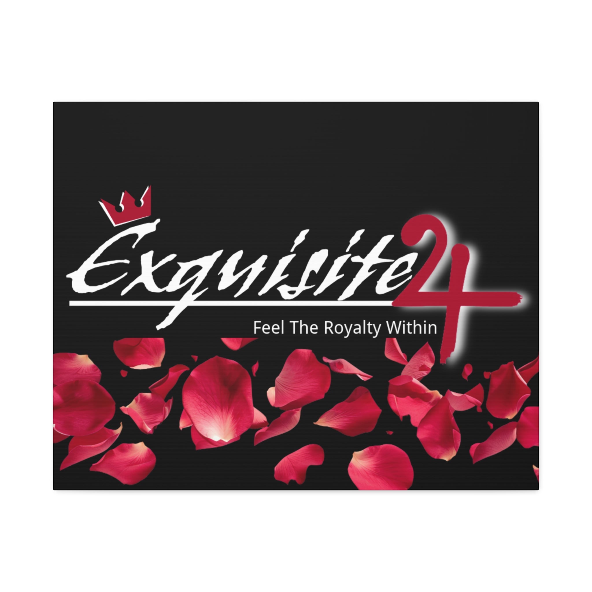 Exquisite 24 Rose Petals Stretched Canvas