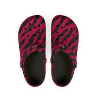 Pink Tiger Stripe EVA Foam Clogs