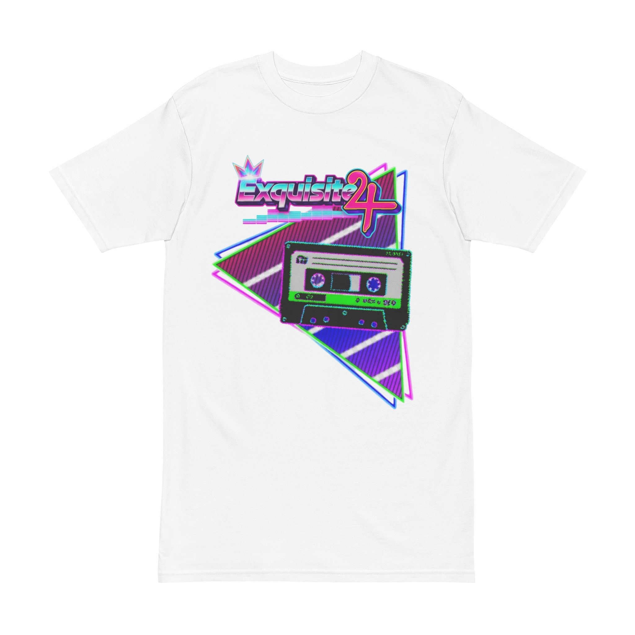 Retro Cassette 'Exquisite 24' Vaporwave 80s Music Graphic Tee
