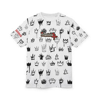 Crown Graffiti All-Over Print Tee — Exquisite 24 Logo