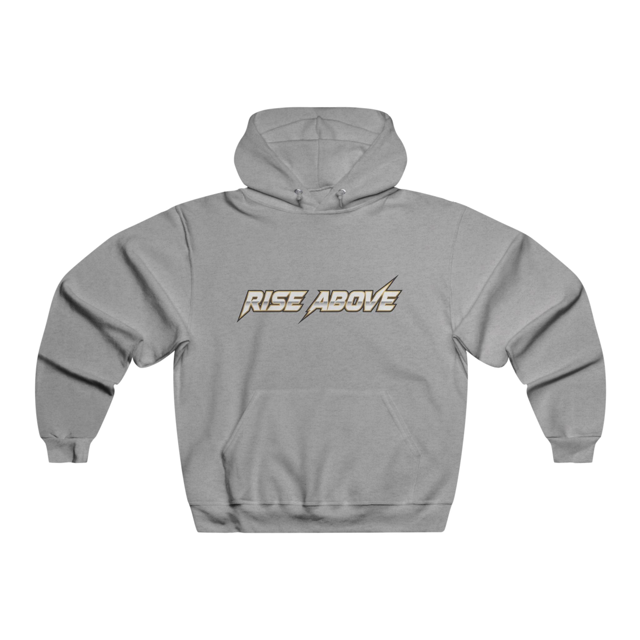 Rise Above Hoodie - Motivational Graphic Pullover