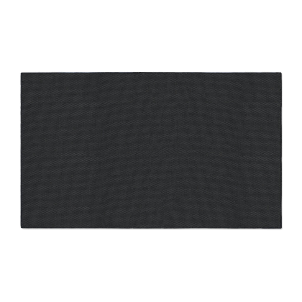 Geometric Blue Triangle Heavy-Duty Floor Mat