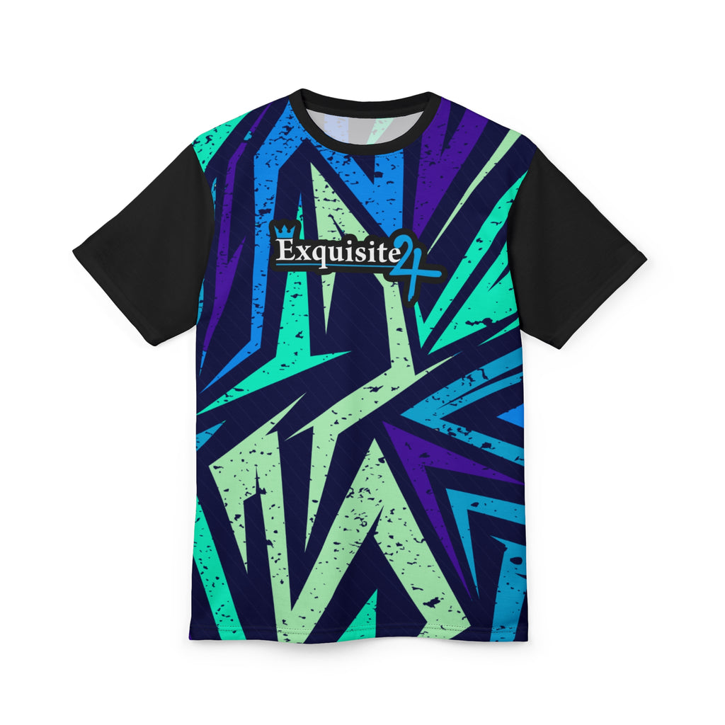 Exquisite 24 Neon Starburst All-Over Print Tee
