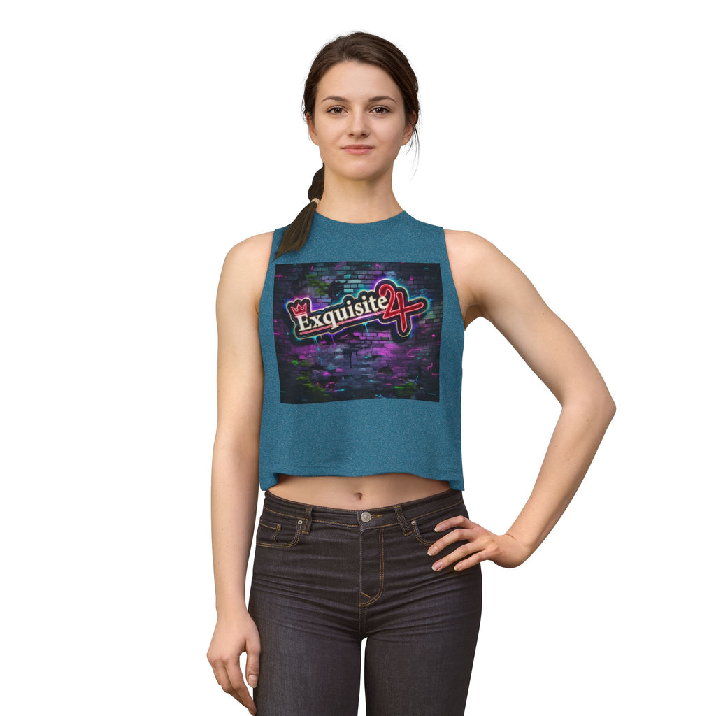 Crop Top — Graffiti Wall Logo Graphic Tank