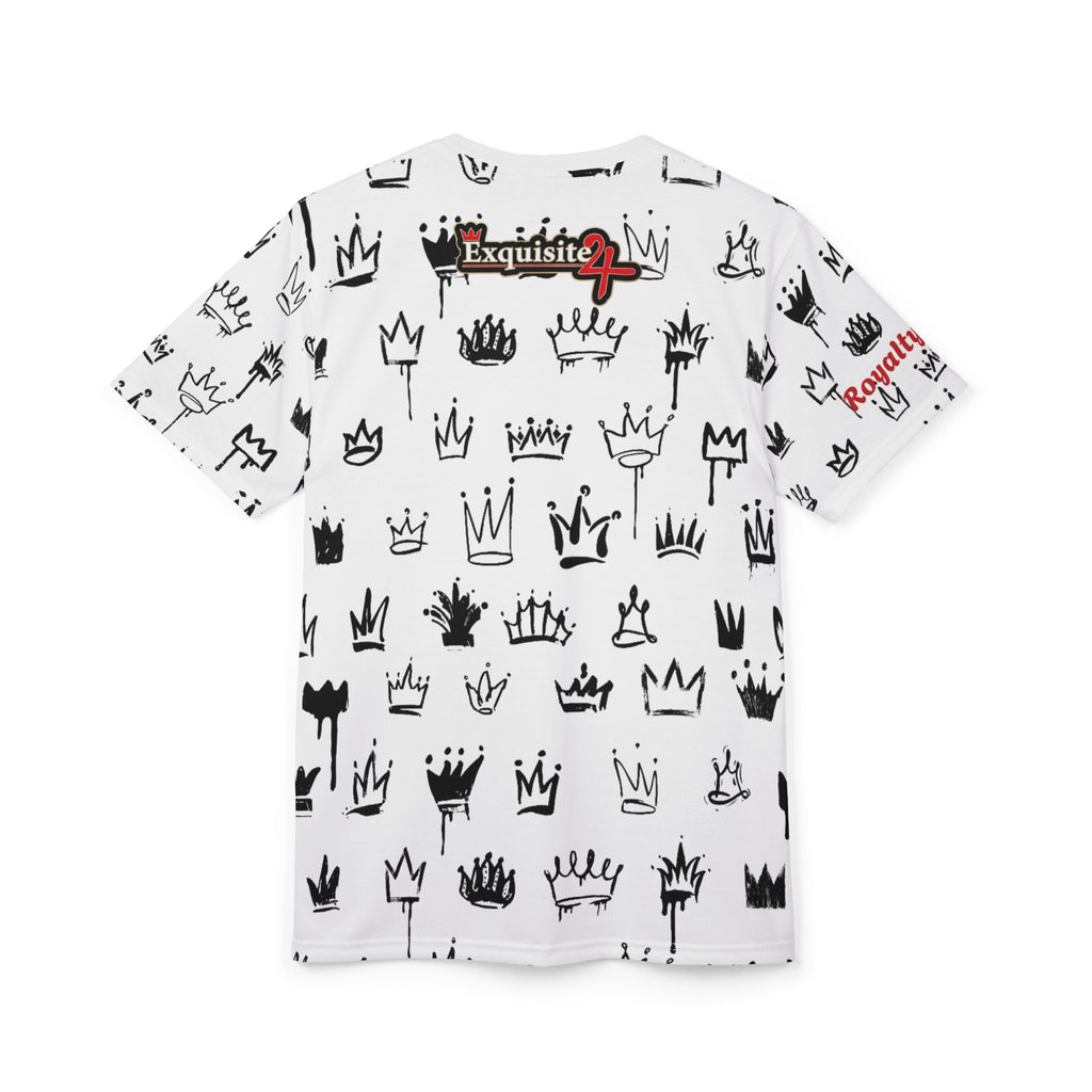 Crown Graffiti All-Over Print Tee — Exquisite 24 Logo