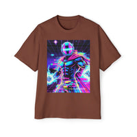 Graphic Tee — Retro Cyberhero Oversized Tee