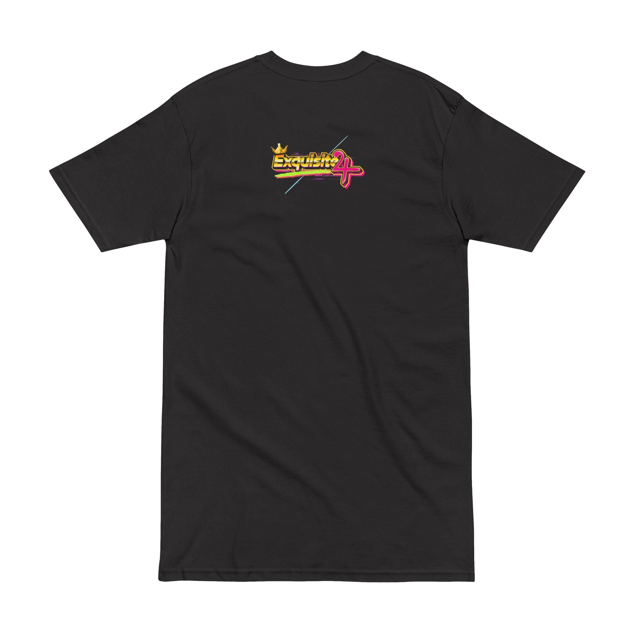 Retro Flamingo Triangle Tee — 'Exquisite 24' 80s Sunset Graphic Shirt