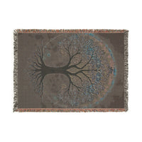 Tree of Life Woven Blanket