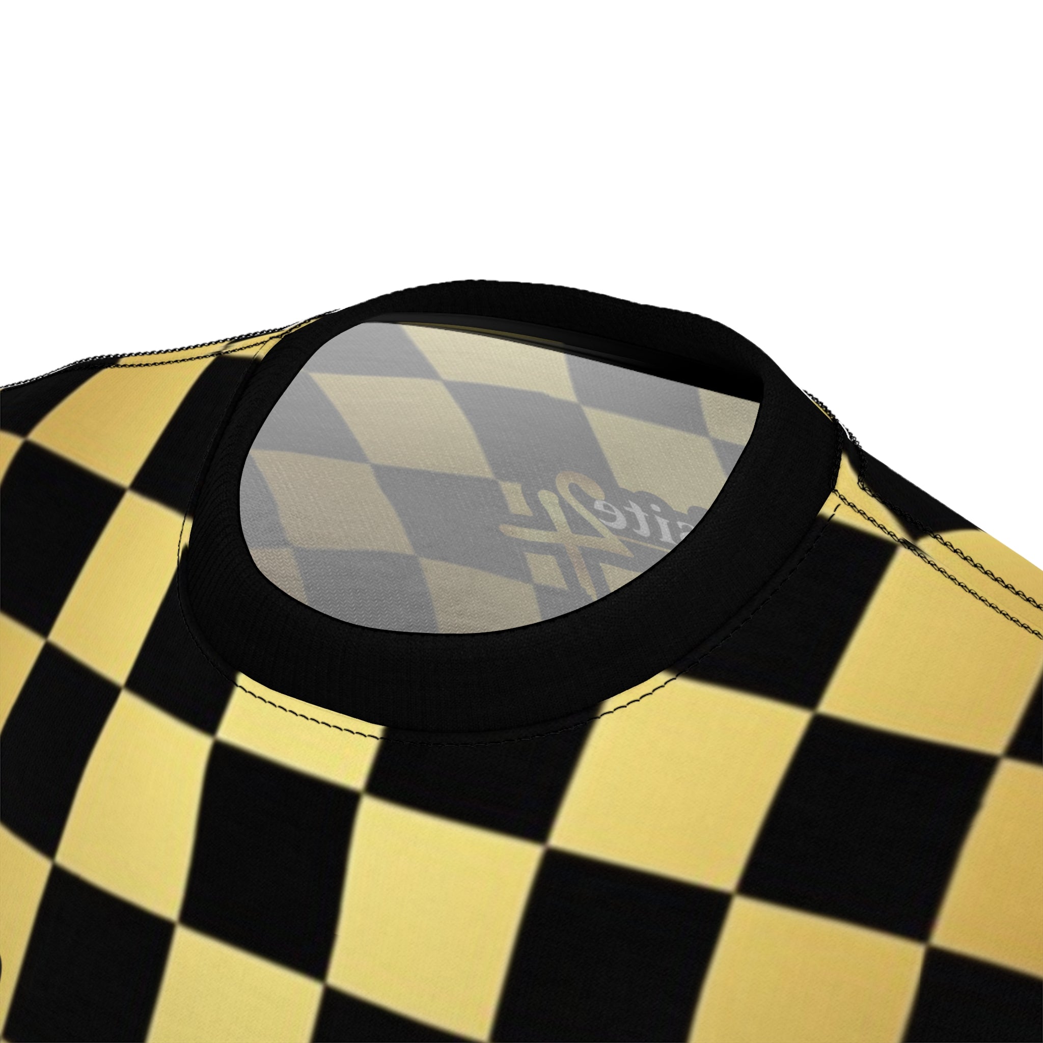 Exquisite 24 Gold Checkerboard Tee