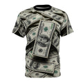All-Over Money Print Tee — Cash Pattern Graphic Shirt
