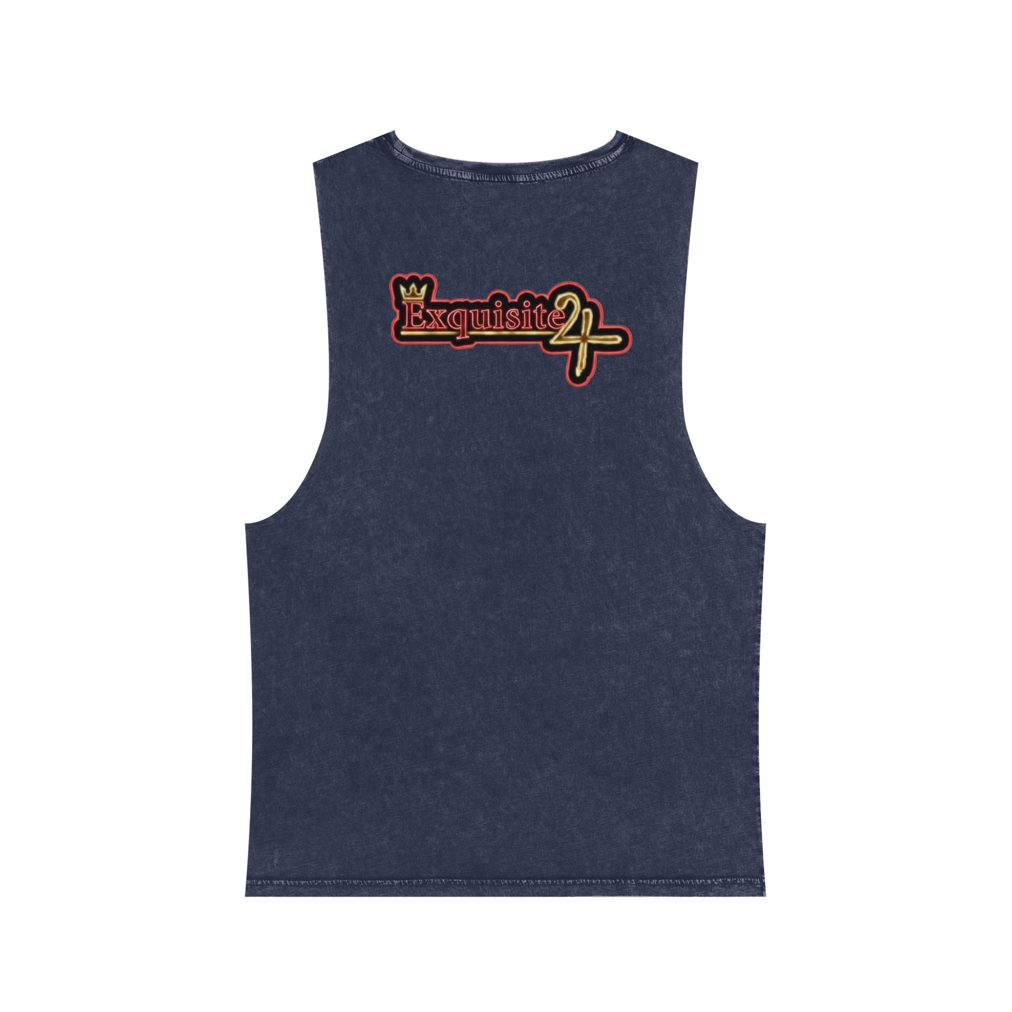 Pineapple Print Stonewash Tank Top