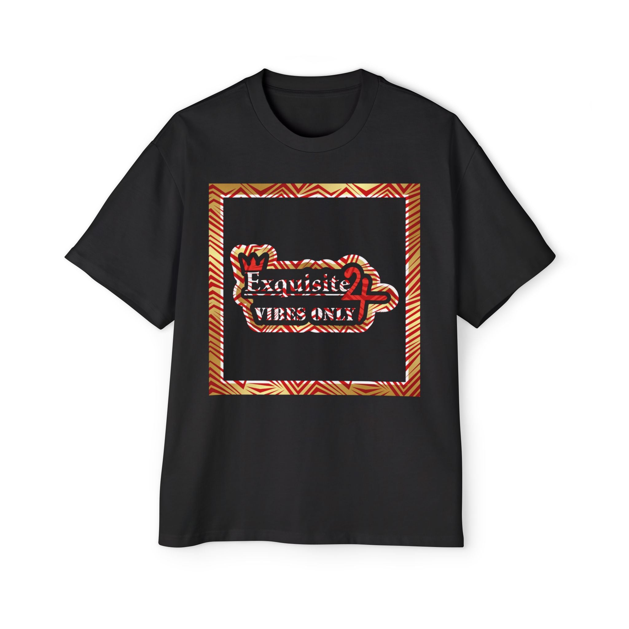 Exquisite 24 Vibes Only Patterned Frame Tee