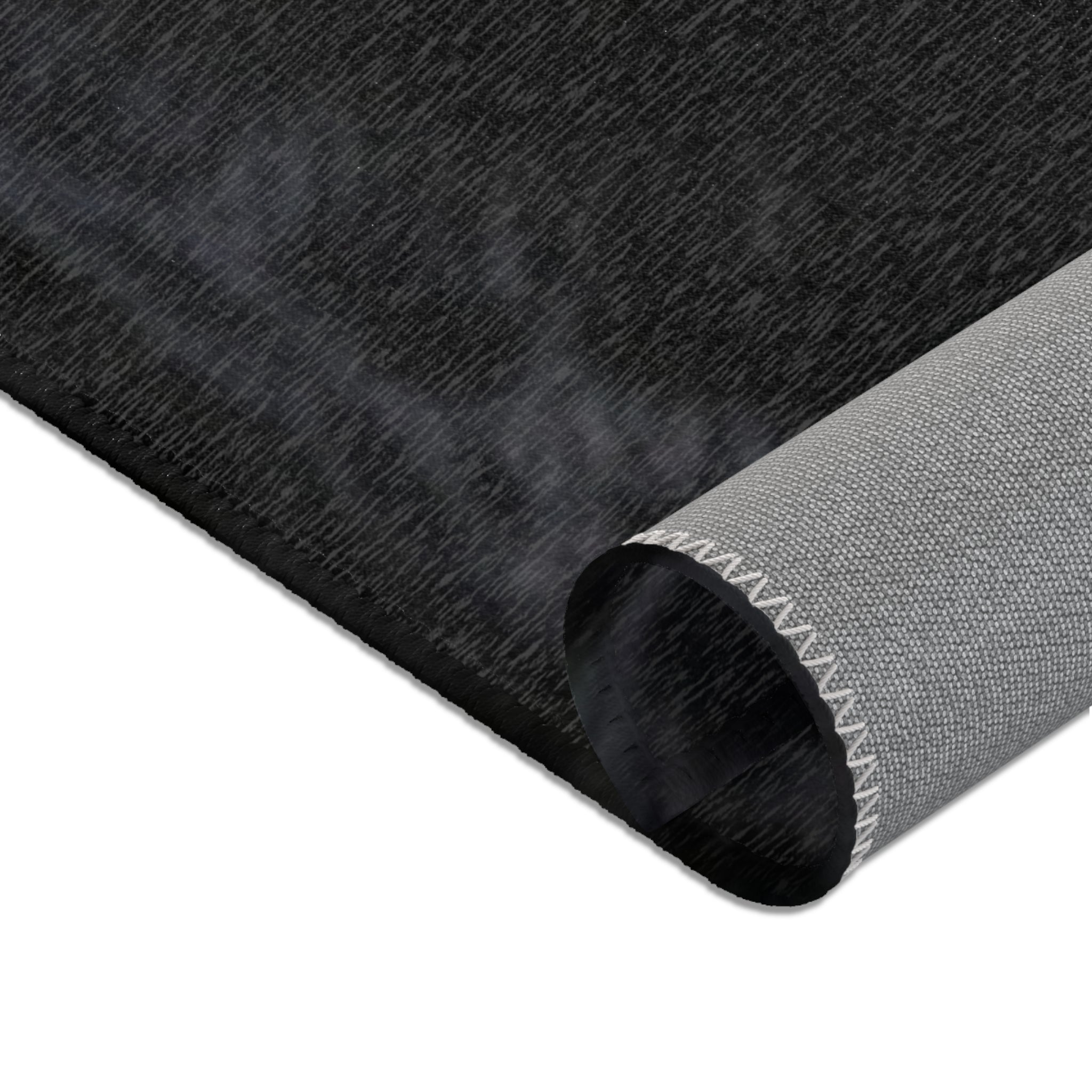 Black Panther Area Rug — Realistic Panther Face Decorative Accent Rug